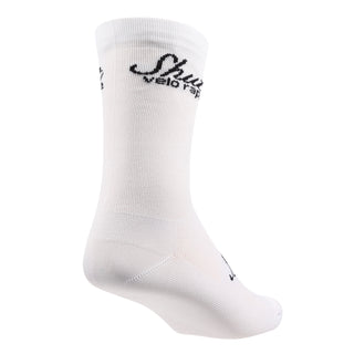 White Cycling Socks