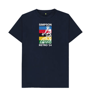 Navy Blue Simpson Tee - Dark