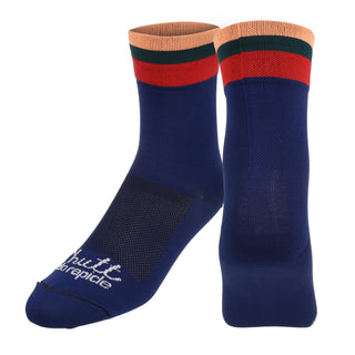 Blue Cycling Socks 15cm