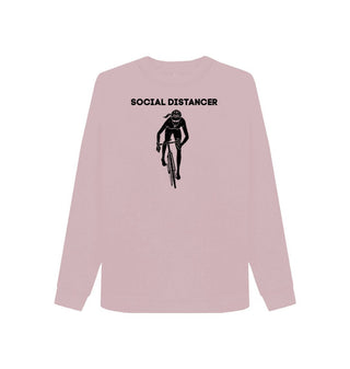 Mauve Women's Social Distancer Sweatshirt