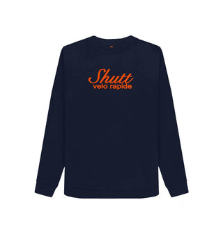 Navy Blue Women's Logo Sweatshirt