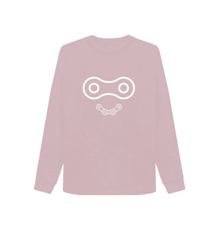 Mauve Women's Chainlink Sweatshirt