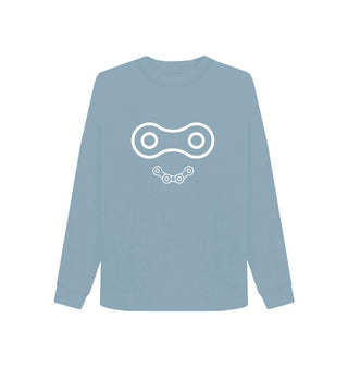 Stone Blue Women's Chainlink Sweatshirt