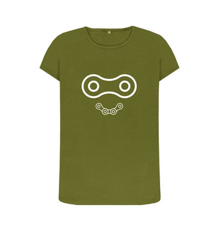 Moss Green Women's Chainlink T-Shirt